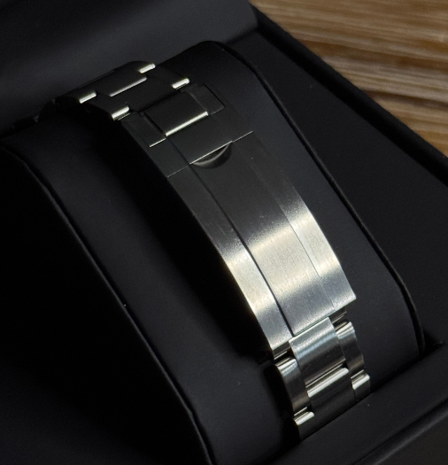 Seiko Mod Daytona Bleu Glacier Lunette Noire
