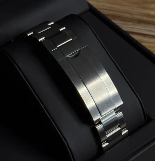 Seiko Mod Daytona Bleu Glacier Lunette Noire